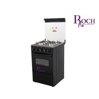 Roch RGC-50C Cuisinière à Gaz – 4 Foyers (50x50 cm) - Garantie 6 mois