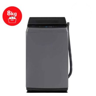 Midea Machine A Laver - 8Kg - Top Load automatique  Healthguard - Hygiene + - Gris
