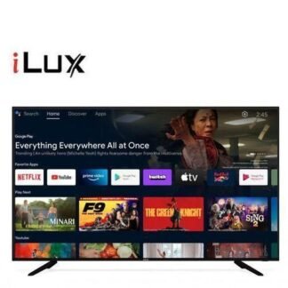 iLUX ILTV65S – Smart TV 65 Pouces – 4K Ultra HD – Wi-Fi – Écran Grand Format – Noir – Garantie 6 Mois