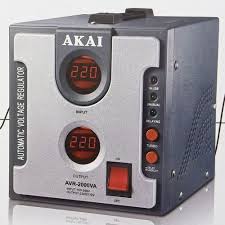 Régulateur de Tension Automatique AKAI - 2000W - Stabilisateur Numérique