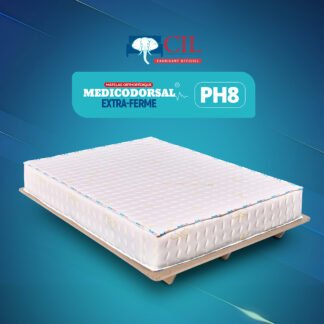 Cil Matelas Orthopédique MEDICODORSAL® 2 Places PH8 EP 18 EXTRA FERME - 190X140 Cm