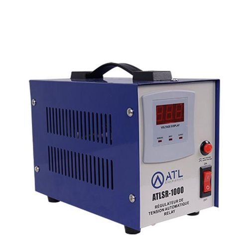 ATL ATSLR-1000 – Régulateur de Tension Automatique 1000 VA – Affichage LED – Protection contre les Surtensions – Blanc