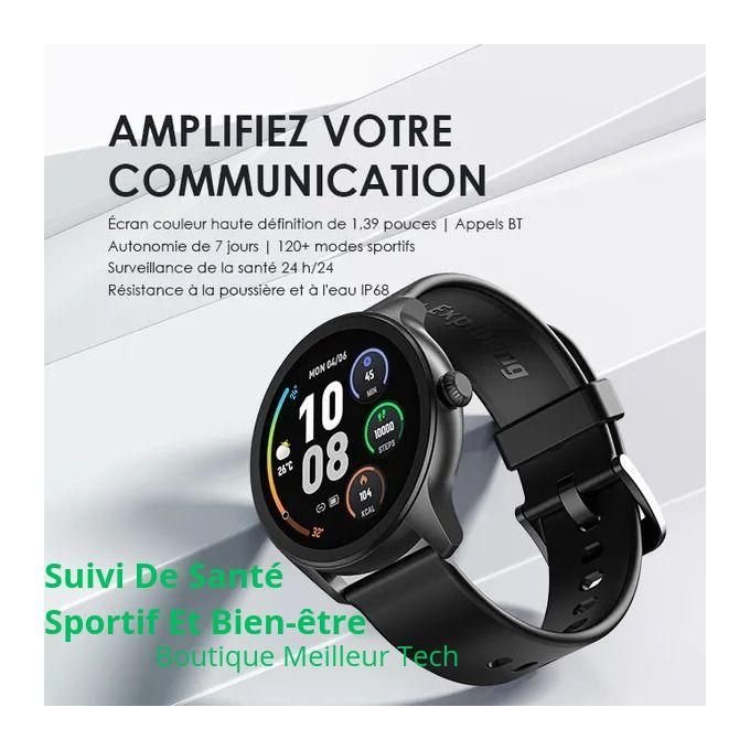 Oraimo Montre Connectée Smart WATCH 2R OSW-30 - Suivis Santé Sport Et Loisirs - Garantie 03 Mois