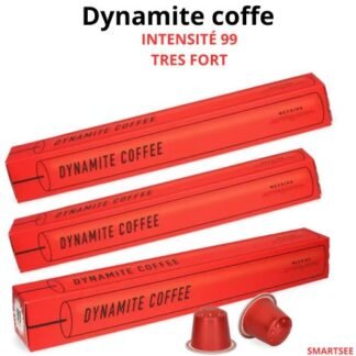 Les capsules de café "Dynamite Coffee" (Kaffekapslen) 30 capsules