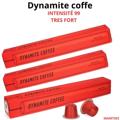 Les capsules de café "Dynamite Coffee" (Kaffekapslen) 30 capsules