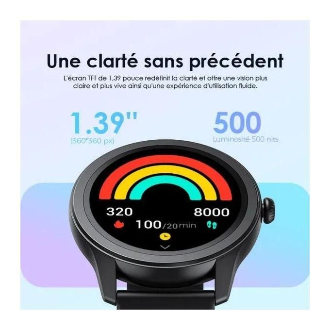 Oraimo Montre Connectée Smart WATCH 2R OSW-30 - Suivis Santé Sport Et Loisirs - Garantie 03 Mois – Image 2