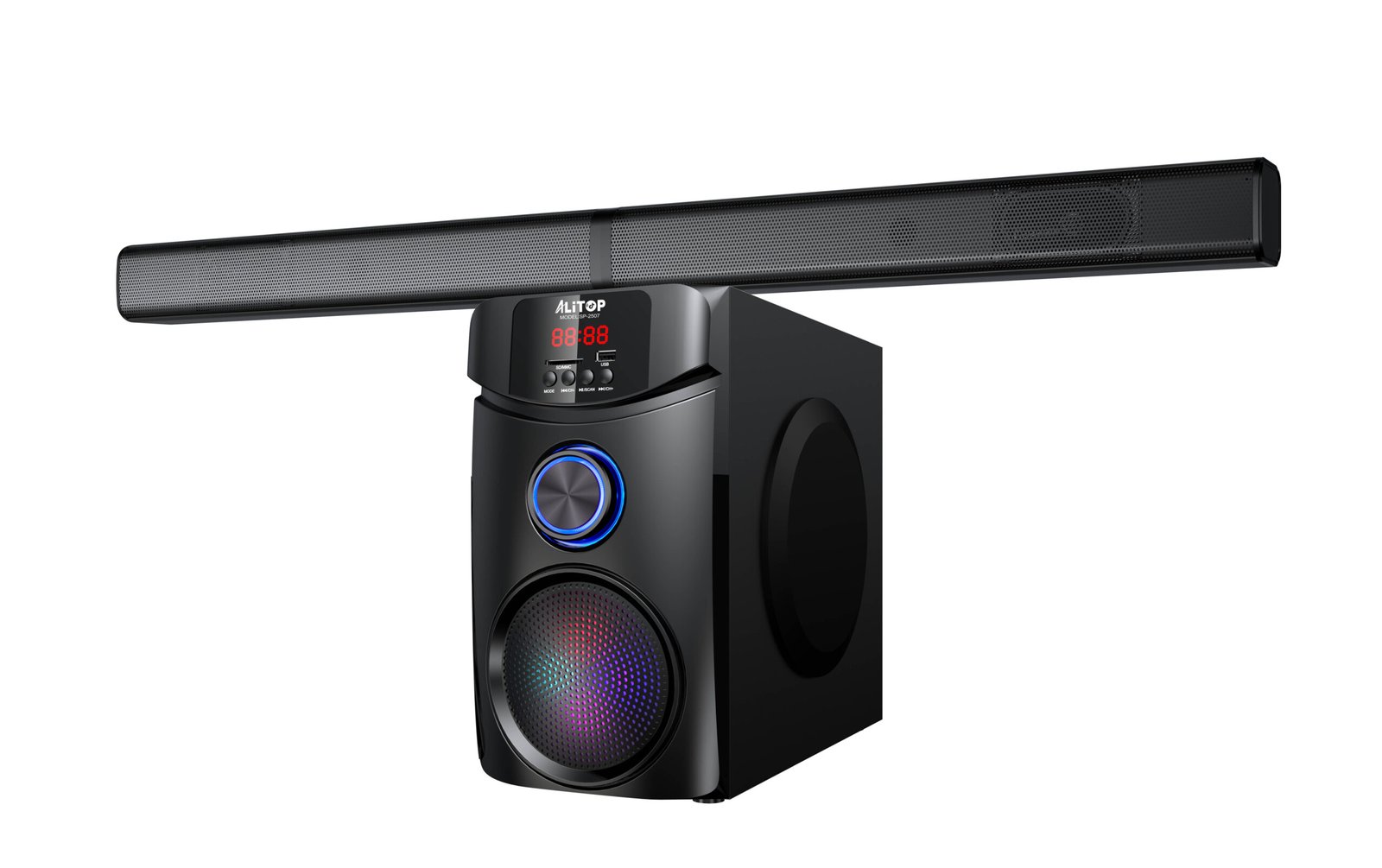ALITOP Woofer SP-2507 – Noir - Garantie 03 Mois – Image 2