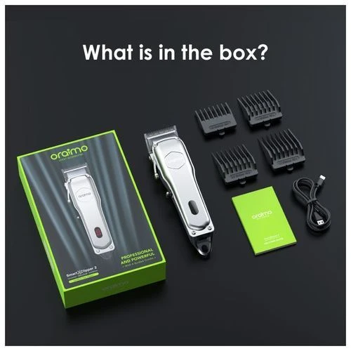 Oraimo SmartClipper 2 OPC-CL30 – Tondeuse à Cheveux Sans Fil avec Moteur Puissant et Affichage LED – Image 4