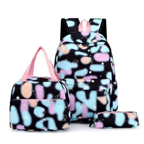 Kit scolaire 3 en 1– Sac à dos, sac bandoulière et trousse– Design Coloré et Tendance – Image 3