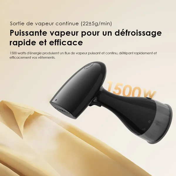 Oraimo SmartSteamer 1500W Défroisseur à main pour vêtements OHI-201A - Garantie 03 Mois – Image 2