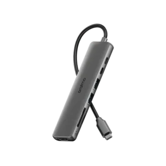 Oraimo OUH-511 – Adaptateur Hub USB-C 7-en-1 Multifonction avec 4K, 100W PD et Transfert 5 Gbps