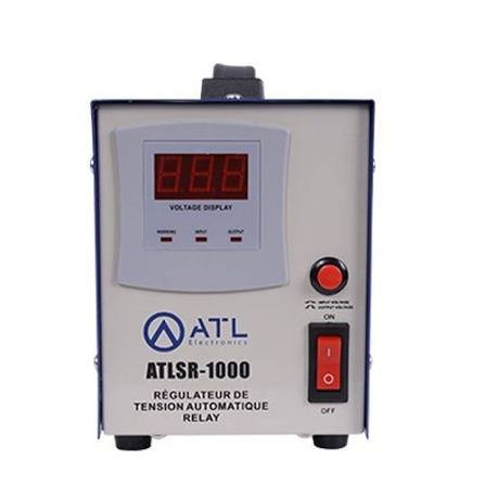 ATL ATSLR-1000 – Régulateur de Tension Automatique 1000 VA – Affichage LED – Protection contre les Surtensions – Blanc – Image 2