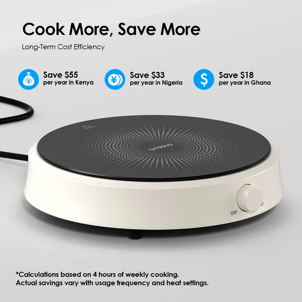 Oraimo OIC-201A – Plaque à Induction Portable 2100W – Image 3