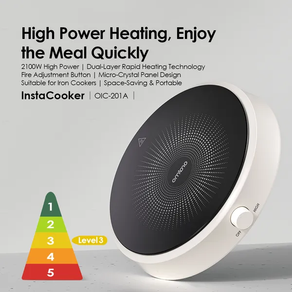 Oraimo OIC-201A – Plaque à Induction Portable 2100W – Image 5