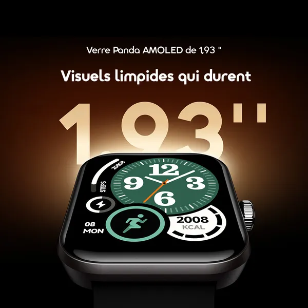 Oraimo Watch Nova 2N Montre intelligente OSW-815N AMOLED de 1,93" - Garantie 03 Mois – Image 4