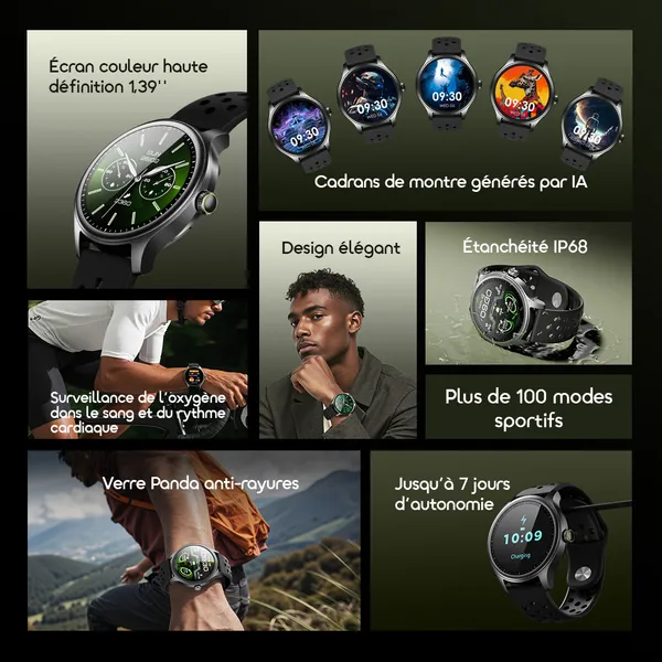 Oraimo Watch 6R Anti-Scratch Smart Watch OSW-823 - Garantie 03 Mois – Image 3