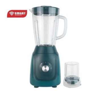 Blender Incassable Smart Technology STPE-2020ILG - 350 W - 1,5 L - 2 en 1 avec Moulin Moulinette - Vert/Bleu/Blanc