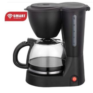 Machine à Café Filtre SMART TECHNOLOGY STPE-5212U — 1,2L (12 Tasses) – 830W – Noir