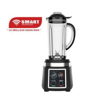 Blender Multifonction SMART TECHNOLOGY STPE-8037P — 800W – 3.0L – Bol Incassable PC & Moteur Haute Vitesse – Gris / Noir