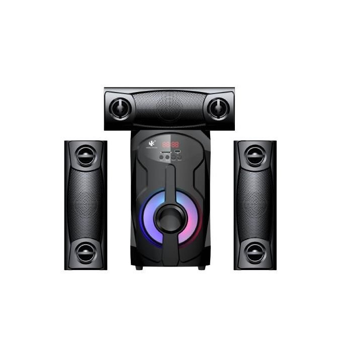 WK Woofer SP-6333 – Système Audio 3 Baffles – 60W – Bluetooth – USB – Carte SD – Radio FM - Garantie 03 Mois