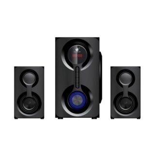 WK SP-5227- Mini Chaîne Woofer - 45W - Bluetooth - USB / SD / Radio FM - Noir - Garantie 03 Mois