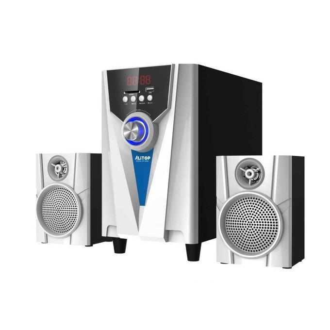 ALITOP Woofer SP-4509 - Système Home Cinéma & Chaîne Hi-Fi - Subwoofer Puissant - Noir - Garantie 03 Mois