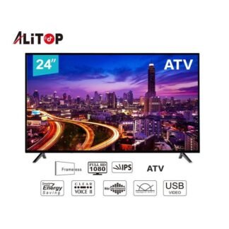 ALITOP TV LED 24 Pouces – Décodeur Intégré - Garantie 06 Mois
