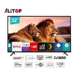 ALITOP TV LED 32" (80 cm) - Analogique - HD - Noir - Garantie 06 Mois