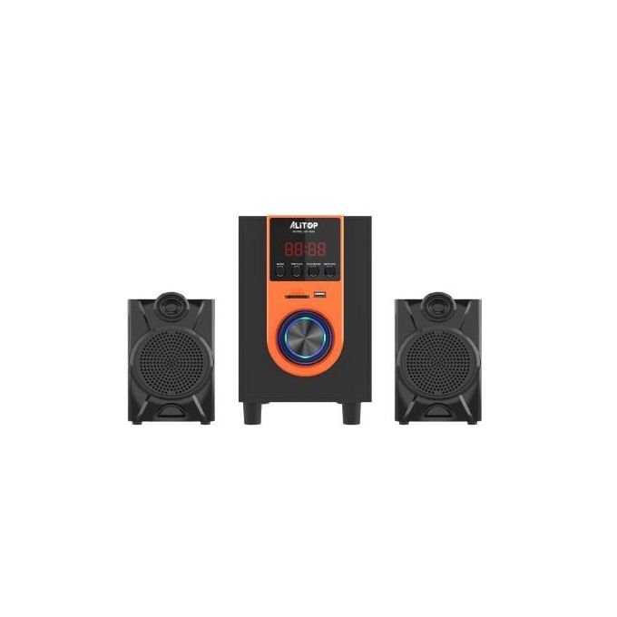 ALITOP Woofer SP-4506 - Système Home Cinéma & Chaîne Hi-Fi - Subwoofer Puissant - Noir - Garantie 03 Mois