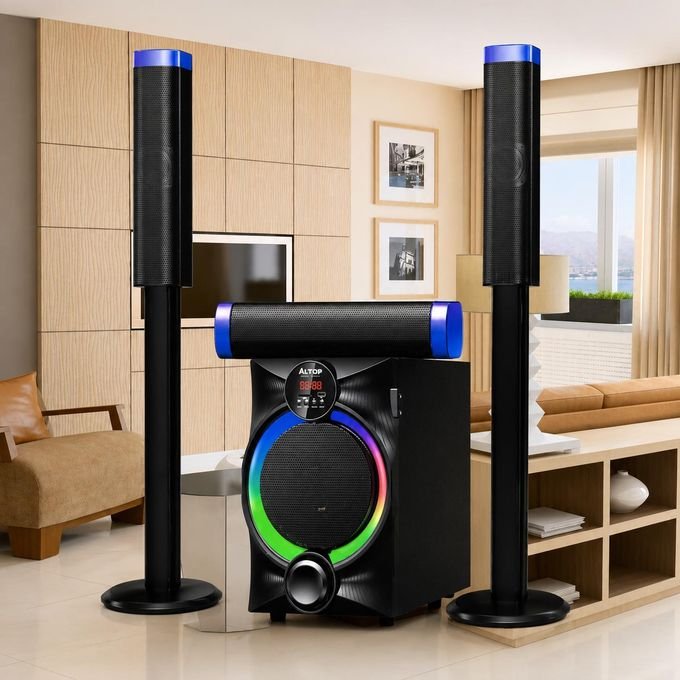 ALITOP Woofer SP-8848 - Système Audio Bluetooth – Puissance 150W - Garantie 03 Mois
