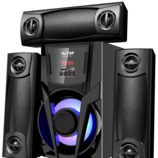 ALITOP Woofer SP-6514 Home Cinéma - Chaîne HI-FI - Noir - Garantie 03 Mois