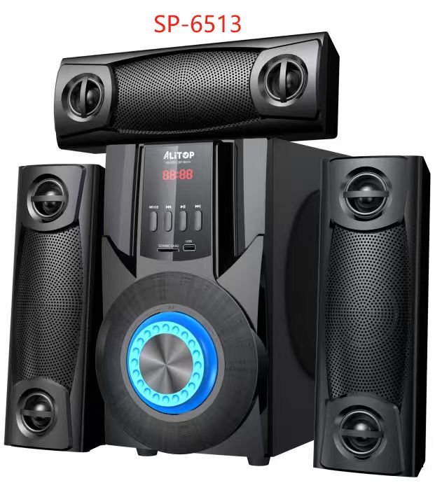 ALITOP Woofer SP-6513 – Bluetooth & USB & Carte SD | Son Puissant & Immersif - Garantie 03 Mois