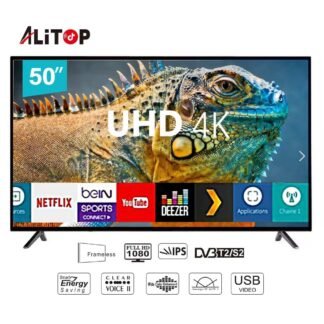 ALITOP Smart TV 50" - Garantie 06 Mois