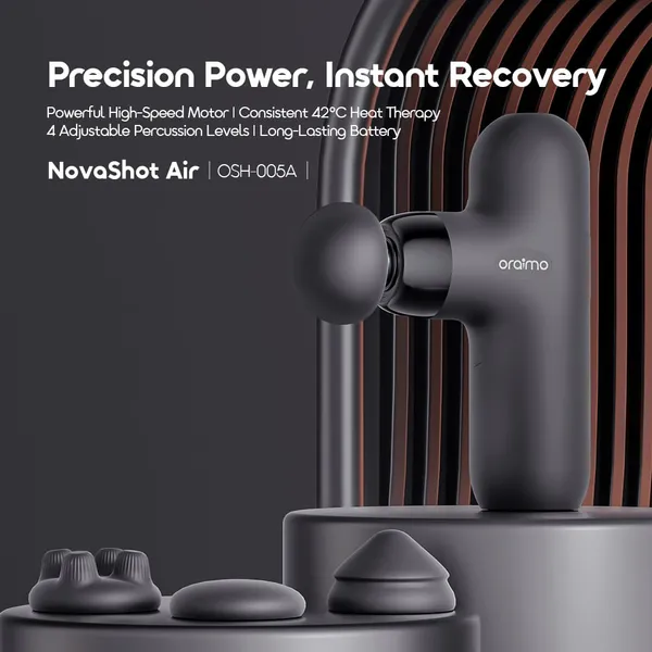 Oraimo NovaShot Air OSH-005A – Pistolet de Massage – Image 5