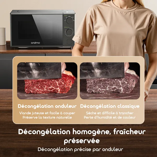 Oraimo InfiWave Lite OMO-221A – Four à Micro-ondes 20 L avec Technologie Inverter – Image 9
